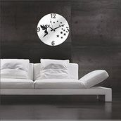M3 Decorium Aynalı Peri Kızı 35 cm Duvar Saati