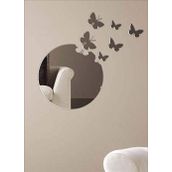 M3Decorium DKM3DMG303 Yuvarlak Kopan Kelebekli Ayna