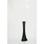 M3Decorium Siyah İşlemeli Delikli Desenli Uzun 60cm Vazo