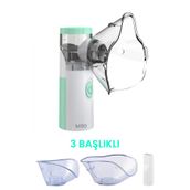 M90 Yetişkinler Ve Çocuklar Için Şarj Edilebilir Taşınabilir Mesh Nebulizatör Portatif Yedek Başlıklı