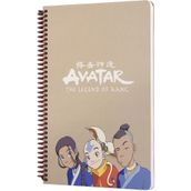 Mabbels Avatar Katara Sokka Aang Krem Spiralli Defter
