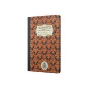 Mabbels DFT-388180 Harry Potter Hogwarts Hafflepuf Sert Kapak Kahverengi 80 Yaprak Çizgisiz 15x21 cm Butik Not Defteri