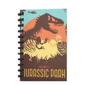 Mabbels DFT-388609 Jurassic Park Wellcome to Kahverengi 80 Yaprak 17x24 cm Spiralli Defter