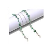 madam berra Accessories Aventurin Taşı Boncuklu Kadın Gözlük İpi Askısı Aksesuarı