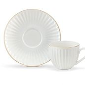 Madame Coco 1KFINC0274139 2'li Standart Blanc Kahve Fincan Takımı