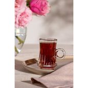 Madame Coco Brice 4 'lü Çay Fincanı Seti - 115 ml - Şeffaf
