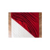 Madame Coco Ciel Tek Kişilik Plus Kırmızı Saten Çarşaf