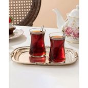 Madame Coco Esperanza 6 Parça Desensiz Şeffaf Cam Çay Bardağı Seti Şık Kullanışlı Tasarım