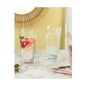 Madame Coco Floressa 4'lü Meşrubat Bardağı Seti - Şeffaf - 475 ml