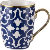 Madame Coco Karmen Kupa - Mavi/Beyaz - 360 ml - Mavi - Beyaz