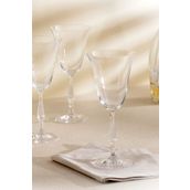 Madame Coco Lucinda 4'lü 250 ml Kristal Şarap Kadehi Seti