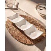 Madame Coco New Petit Concept 3 Bölmeli Sunum Tabağı - Beyaz