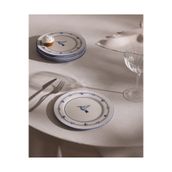 Madame Coco Oiseau 6'lı Pasta Tabağı Seti - Mavi/Beyaz - 19 cm