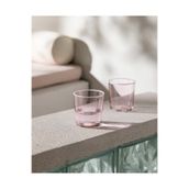 Madame Coco Pierretta-Colourful 4'lü Su Bardağı Seti - Soft Pembe - 380 ml