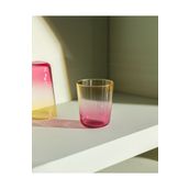 Madame Coco Renard 4'lü Su Bardağı Seti - Sarı/Pembe - 315 ml