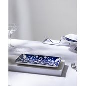 Madame Coco Reve Bleu Verve Dikdörtgen Tabak - 22 cm - Mavi/beyaz