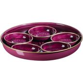 Madame Coco Rosalie 6 Parça Bordo Tabak Seti