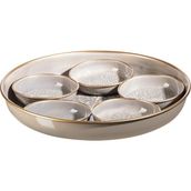 Madame Coco Rosalie 6 Parça Gri Tabak Seti