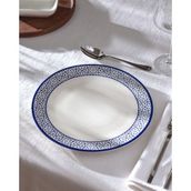 Madame Coco Rêve Bleu Chantal Servis Tabağı - Mavi/beyaz - 25 cm