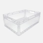 Magic Kombo Euronorm Şeffaf 60x40x22 cm Kapalı Saklama Kabı
