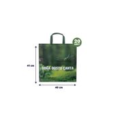 Magic Saver Bag 20 Adet Körüklü Doğa Dostu Yeşil Alışveriş Poşeti 40x41x10cm
