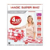 Magic Saver Bag 5'li Bagaj Vakumlu Poşet Seti 1