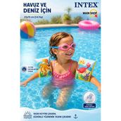 MAİN SHOP Intex 3-6 Yaş Eğlenceli Figürlü Çocuk Yüzme Kolluğu 23X15 cm M-58652 - Çok Renkli