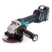 Makita DGA513RTJ 2x5 Ah Akülü Avuç Taşlama Makinesi