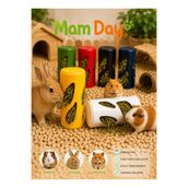 Mam Day Kuru Yonca Çayır Otu Ve Kemirgen Otu Koymak İçin Yemlik Tavşan Ginepig ve Hamster İçin Otluk