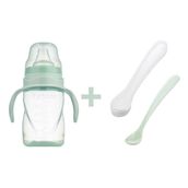 Mamajoo 270 ml Powder Green Kulplu Eğitici Bardak