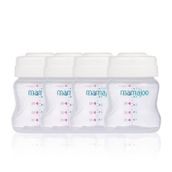 Mamajoo Silver 4x150 ml Anne Sütü Saklama Kapları
