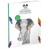Mandala Hayvan Figürleri Çocuklar İçin Boyama Kitabı - Akıllı Adam