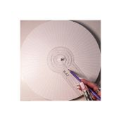 Mandalart Fabric Teknik Çizim Aleti, 3'ü 1 Arada, Pergel, İletki, Cetvel, Tüm Boyutlarıyla,