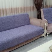 Mandaş Sonil 3+3+1+1 Gri El Dokuma Kolsuz Koltuk Takım Örtüsü