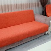 Mandaş Sonil 3+3+1+1 Oranj El Dokuma Kolsuz Koltuk Takım Örtüsü