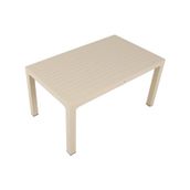 Mandella 90x150 cm Elit Rattan Çöl Beji Masa