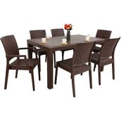 Mandella Elit 90x150 Rattan 2 Elit Koltuk 4 Elit Sandalye Masa Takımı Beyaz