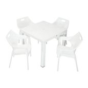 Mandella Elit 90x90 cm Beyaz Masa