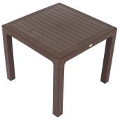 Mandella Elit Rattan Kahverengi 90x90 Masa