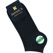 Manıca Erkek Bambu Patik Çorap - Füme - 41 - 44