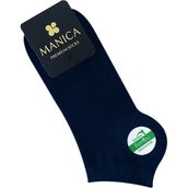 Manıca Erkek Bambu Patik Çorap - Lacivert - 41 - 44