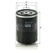 Mann W610/1 Yağ Filtresi