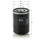 Mann W610/3 Yağ Filtresi
