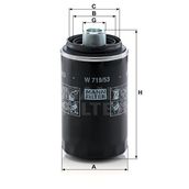 Mann W719/53 Yağ Filtresi
