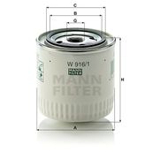 Mann W916/1 Yağ Filtresi