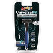 Mans Universal Fit 3 Bıçaklı Kayganlaştırıcı Bantlı ve Kolay Durulanan Seramik Kaplı Bıçaklar Sistem Tıraş Bıçağı