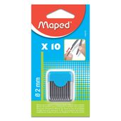 Maped 2 mm 10 Adet Siyah Pergel Yedek Uçlar
