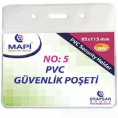 Mapi Kart Poşeti Yatay Güvenlik 80X106 Mm Şeffaf 910 10 35