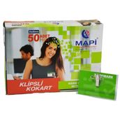 Mapi Klipsli 50'li Kokart