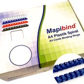 Mapibind 22 mm Lacivert 50 Adet Plastik Spiral